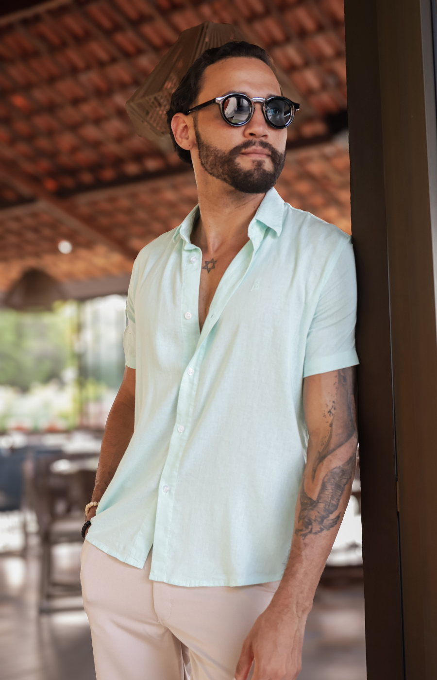 CAMISA LINHO M/C TULUM