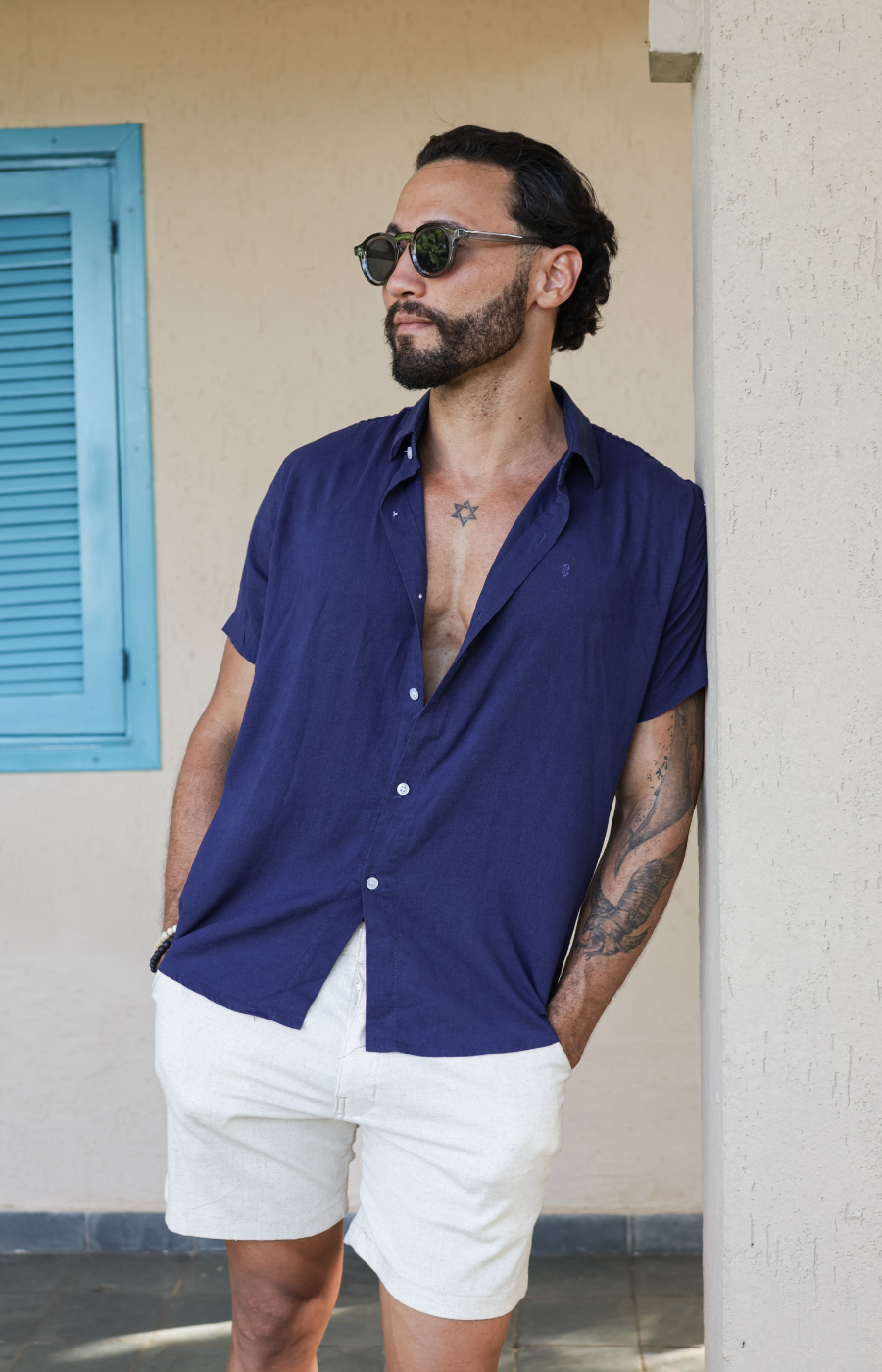 CAMISA LINHO M/C TULUM