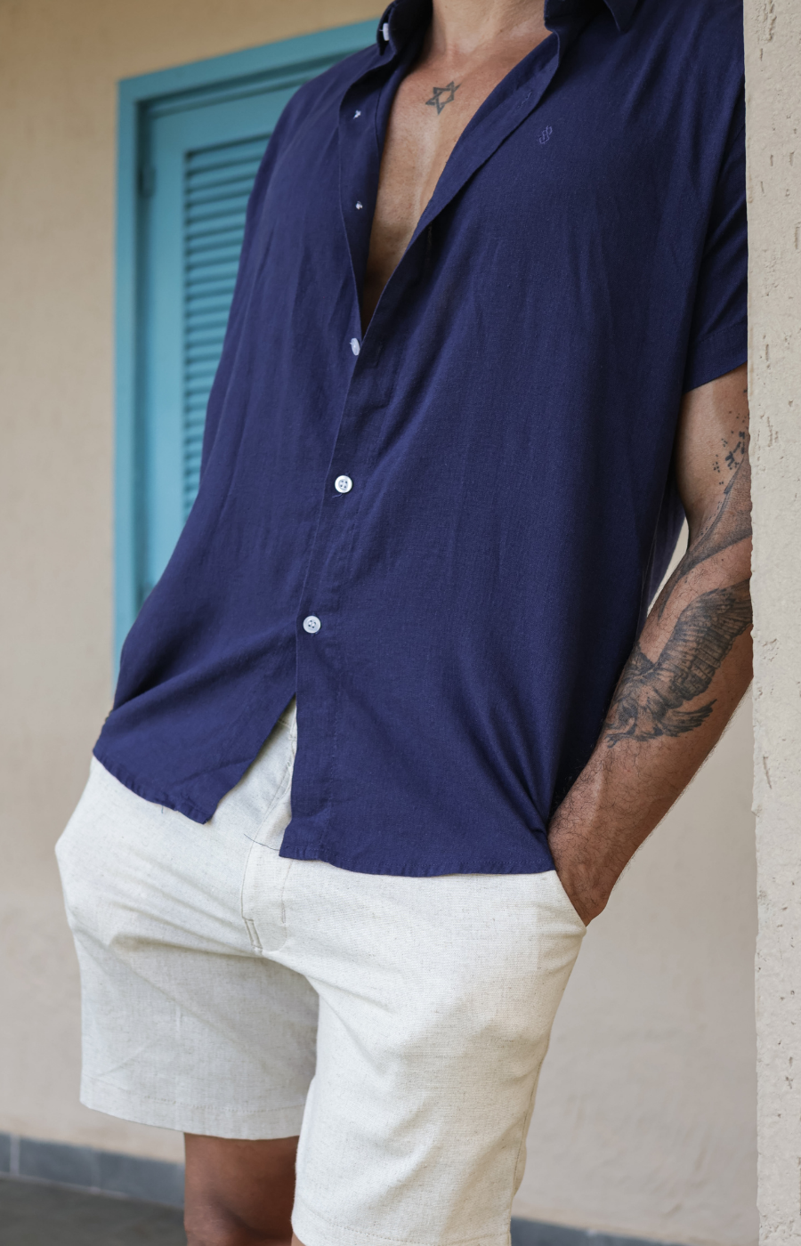 CAMISA LINHO M/C TULUM