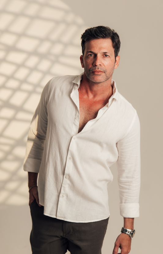 CAMISA LINHO M/L BRANCA
