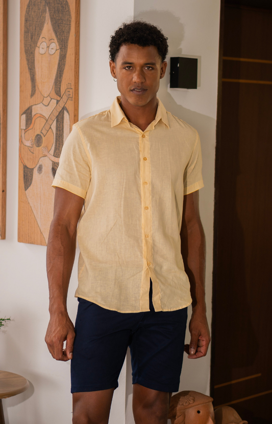 CAMISA LINHO M/C LISBOA